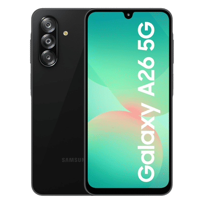 SAMSUNG Galaxy A26 5G (6GB RAM, 128GB, Awesome
                  Black)