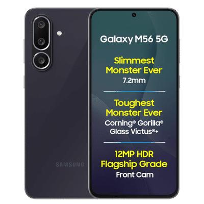 SAMSUNG Galaxy M56 5G (8GB RAM, 128GB, Black)