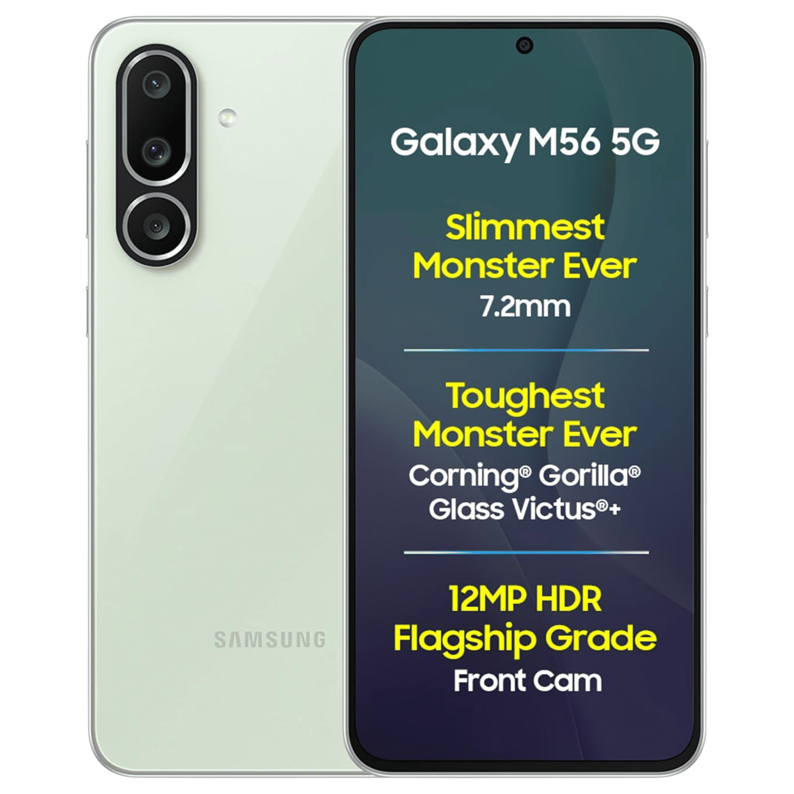 SAMSUNG Galaxy M56 5G (8GB RAM, 256GB, Light Green) SAMSUNG Galaxy M56 5G (8GB RAM, 256GB, Light Green)_1