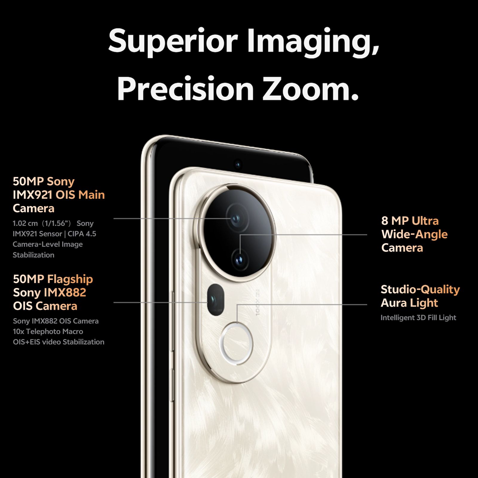 vivo T4 Ultra 5G (8GB RAM, 256GB, Phoenix Gold) vivo T4 Ultra 5G (8GB RAM, 256GB, Phoenix Gold)_17