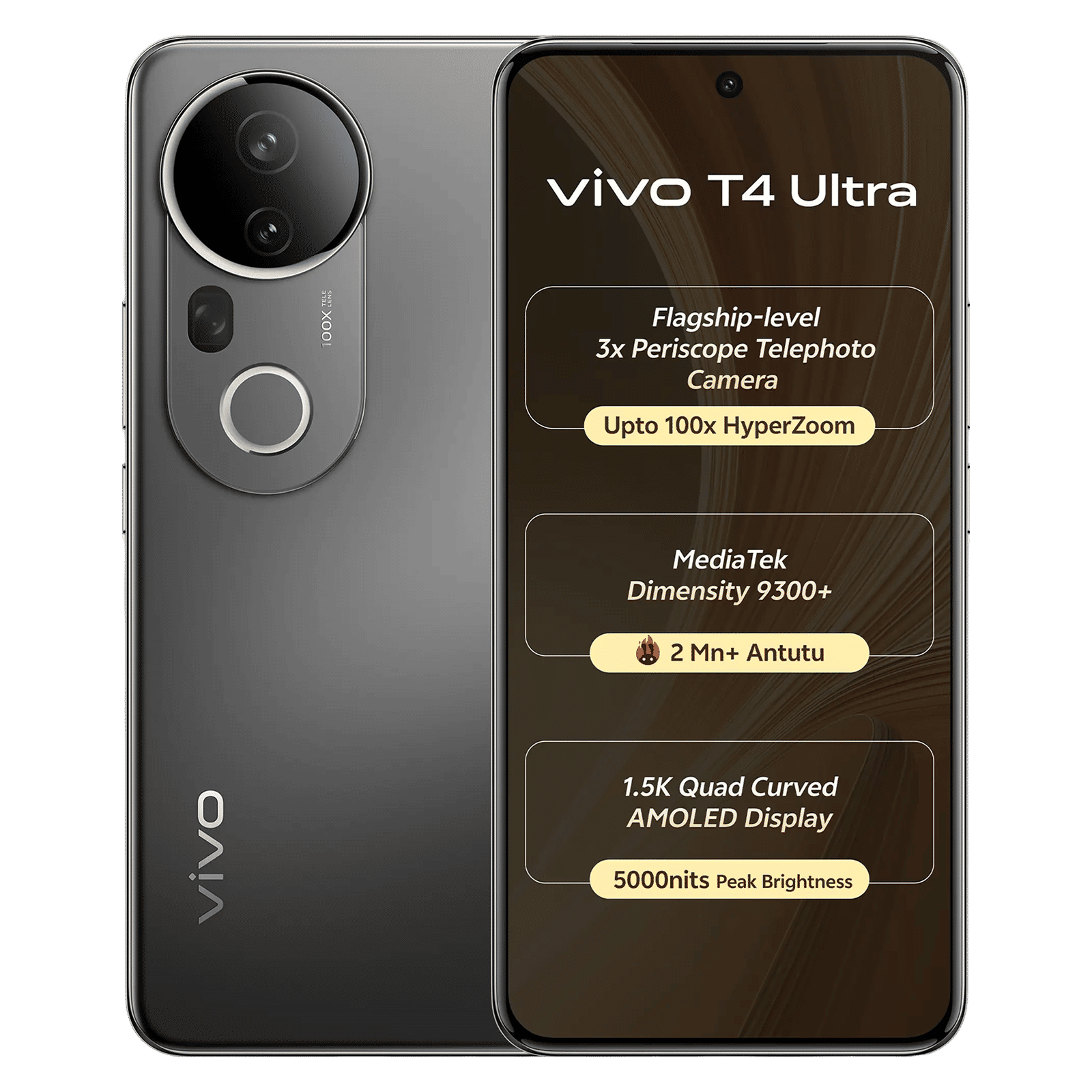 vivo T4 Ultra 5G (12GB RAM, 512GB, Meteor Grey) vivo T4 Ultra 5G (12GB RAM, 512GB, Meteor Grey)_1