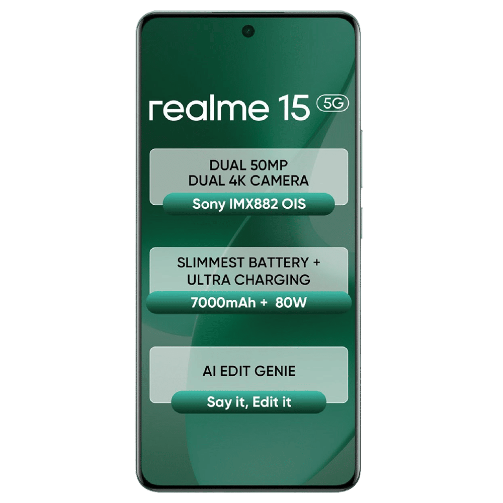 realme 15 5G (8GB RAM, 256GB, Velvet Green) realme 15 5G (8GB RAM, 256GB, Velvet Green)_11