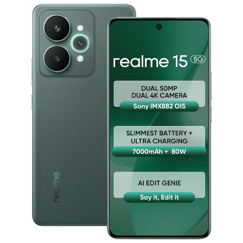 realme 15 5G (12GB RAM, 256GB, Velvet Green) realme 15 5G (12GB RAM, 256GB, Velvet Green)_1
