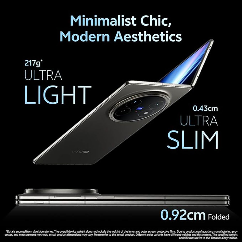 vivo X Fold 5 5G (16GB RAM, 512GB, Titanium Gray)_16