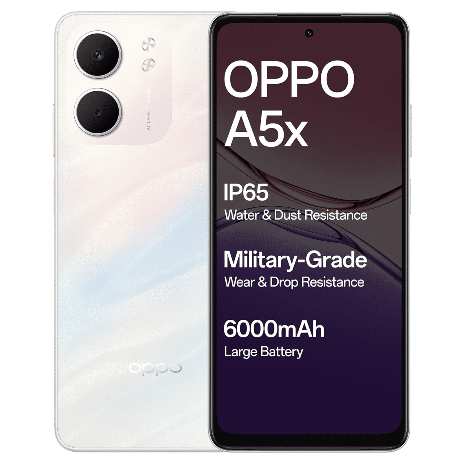 oppo A5x 5G (6GB RAM, 128GB, Laser White) oppo A5x 5G (6GB RAM, 128GB, Laser White)_1