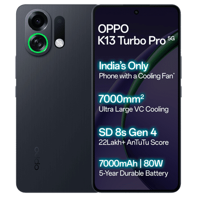 oppo K13 Turbo Pro 5G (8GB RAM, 256GB, Midnight
                  Maverick)