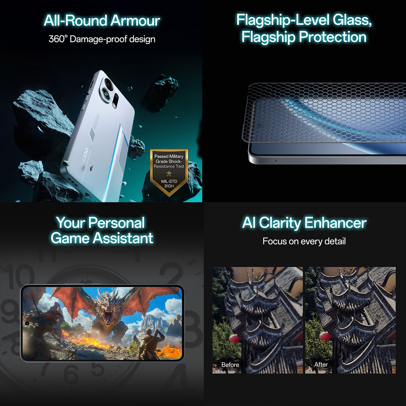 oppo K13 Turbo Pro 5G (8GB RAM, 256GB, Midnight Maverick) oppo K13 Turbo Pro 5G (8GB RAM, 256GB, Midnight Maverick)_13