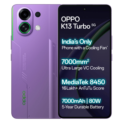 oppo K13 Turbo 5G (8GB RAM, 128GB, Purple
                  Phantom)