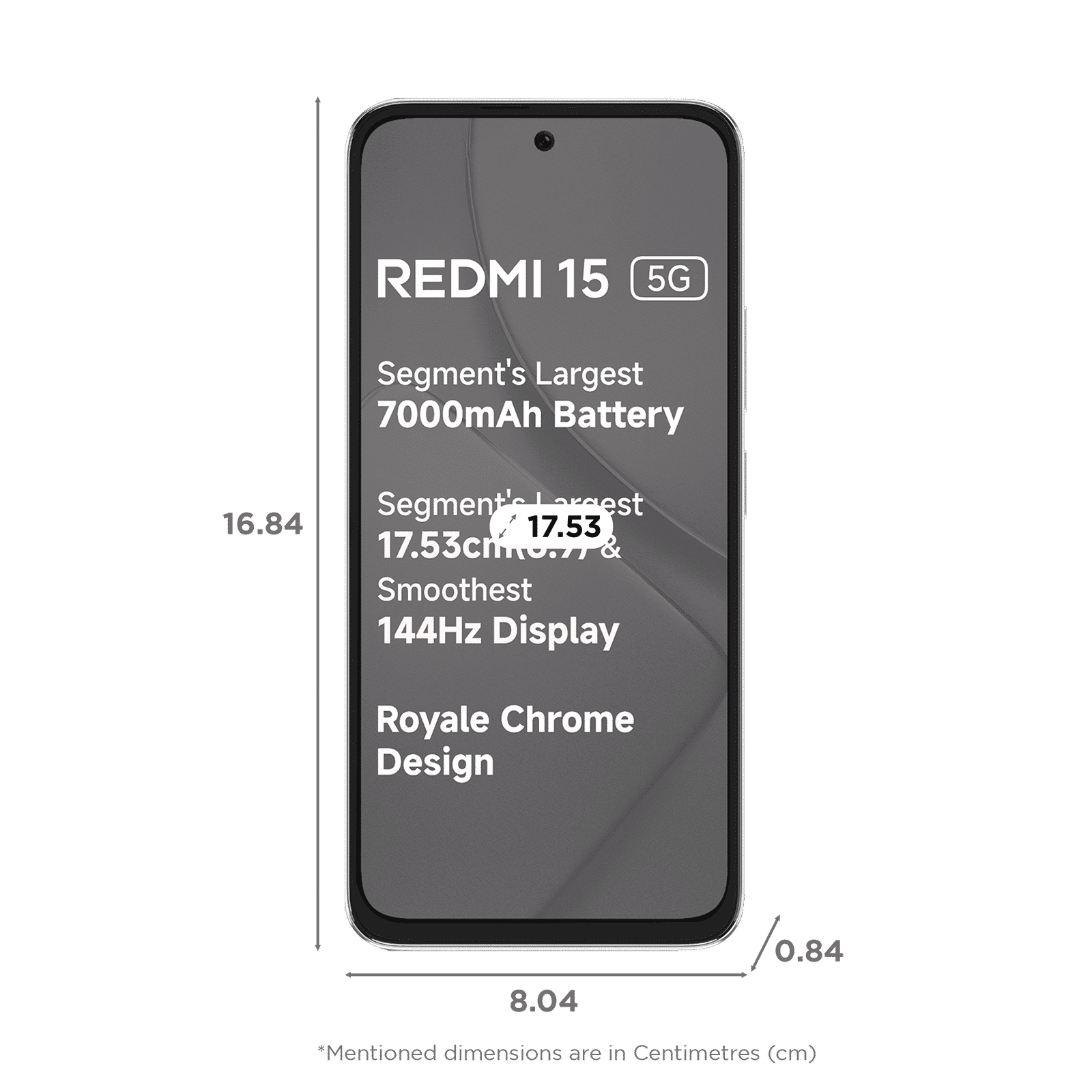 Redmi 15 5G (8GB RAM, 128GB, Frosted White) Redmi 15 5G (8GB RAM, 128GB, Frosted White)_2
