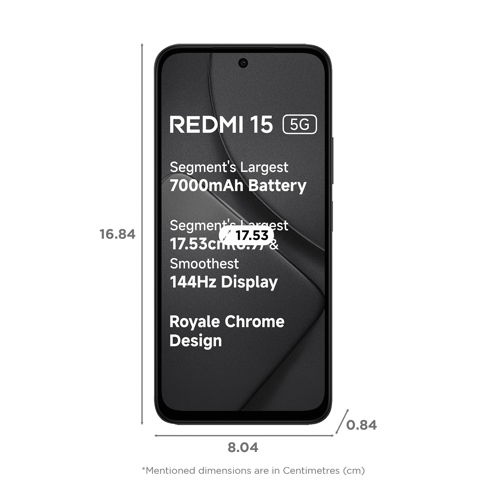 Redmi 15 5G (8GB RAM, 256GB, Midnight Black) Redmi 15 5G (8GB RAM, 256GB, Midnight Black)_2
