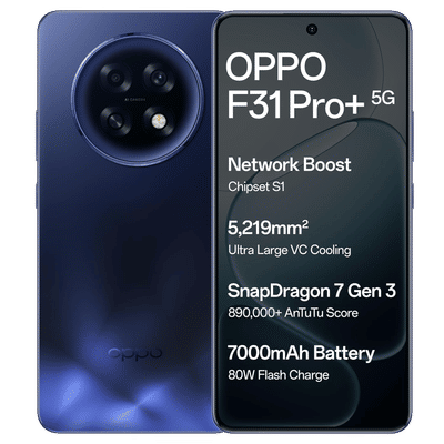 oppo F31 Pro Plus 5G (8GB RAM, 256GB, Gemstone
                  Blue)