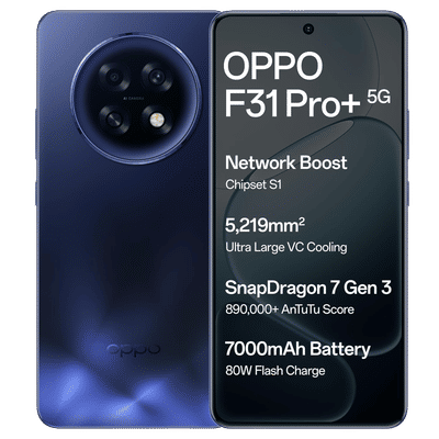 oppo F31 Pro Plus 5G (12GB RAM, 256GB, Gemstone
                  Blue)