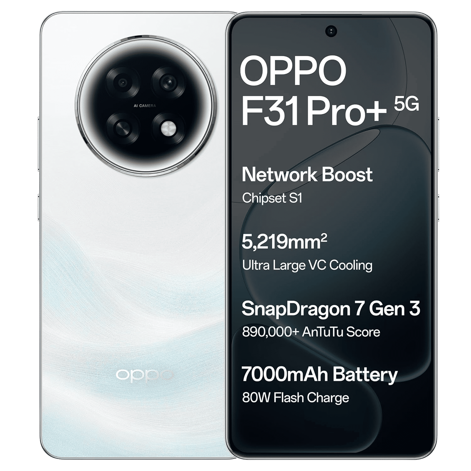 oppo F31 Pro Plus 5G (12GB RAM, 256GB, Himalayan White) oppo F31 Pro Plus 5G (12GB RAM, 256GB, Himalayan White)_1