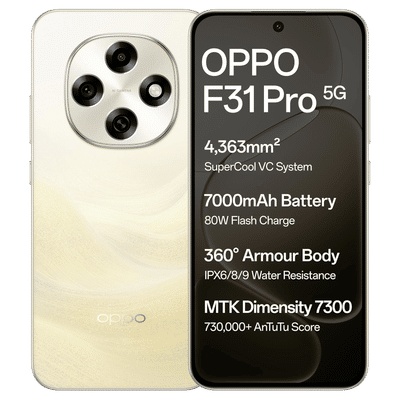 oppo F31 Pro 5G (8GB RAM, 128GB, Desert Gold)