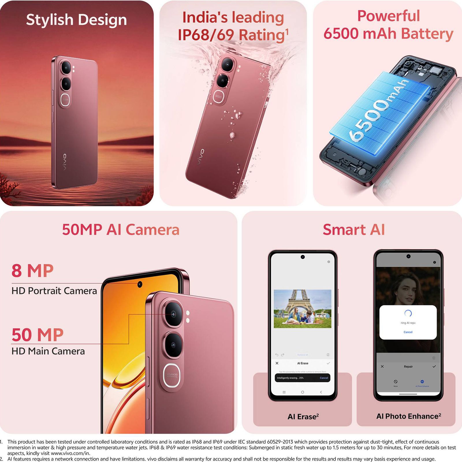 vivo Y31 5G (4GB RAM, 128GB, Rose Red) vivo Y31 5G (4GB RAM, 128GB, Rose Red)_12