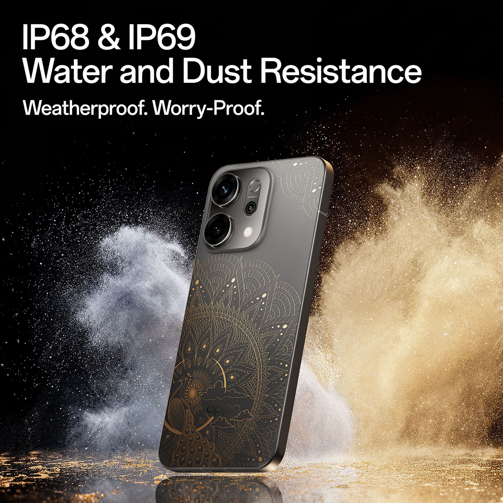 oppo Reno 14 5G (8GB RAM, 256GB, Diwali Gold)_5