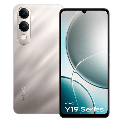 vivo Y19s 5G (4GB RAM, 128GB, Titanium Silver) | With Charger