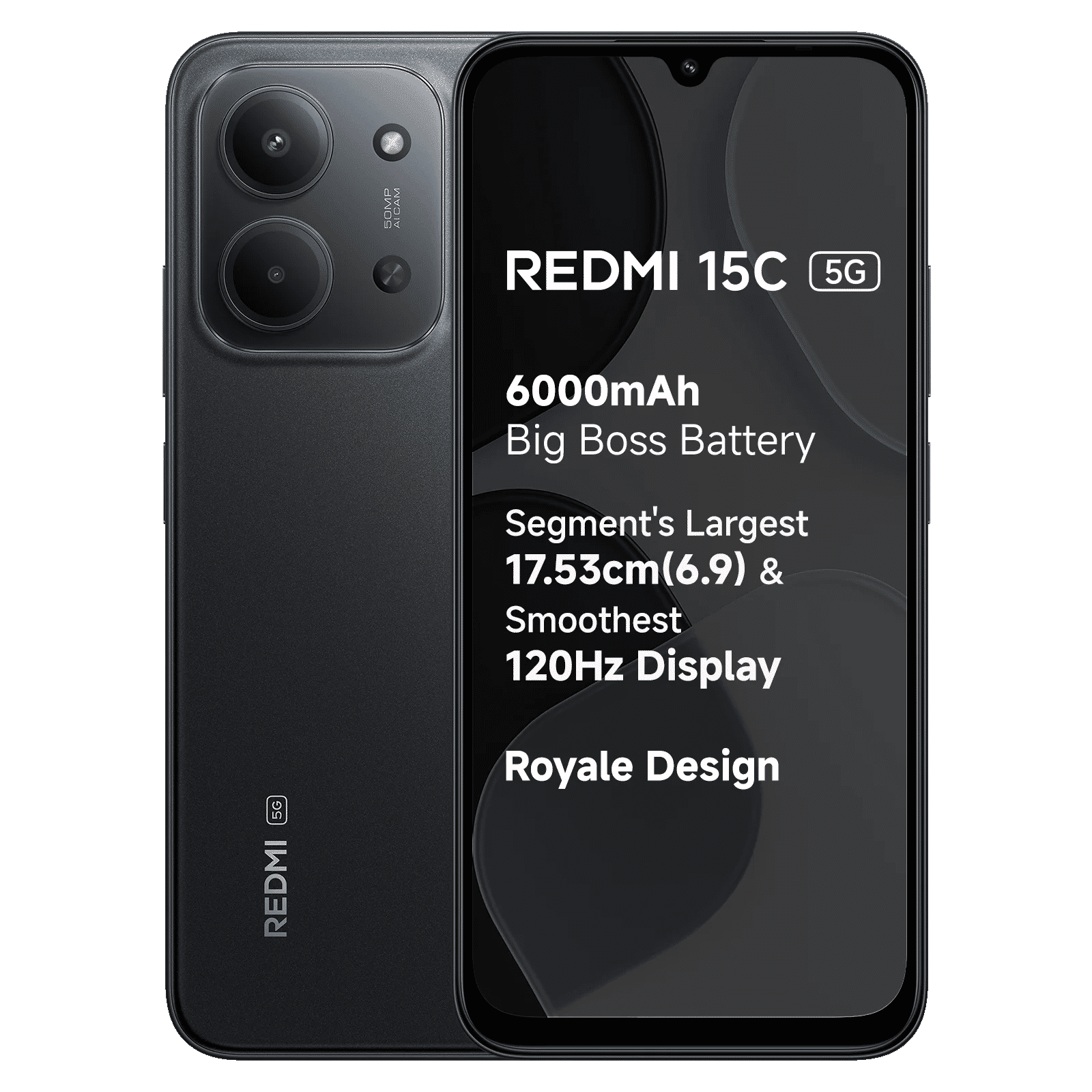 Redmi 15C 5G (6GB RAM, 128GB, Midnight Black) Redmi 15C 5G (6GB RAM, 128GB, Midnight Black)_1