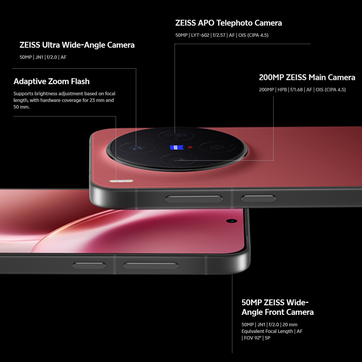vivo X300 5G (12GB RAM, 256GB, Summit Red) vivo X300 5G (12GB RAM, 256GB, Summit Red)_12