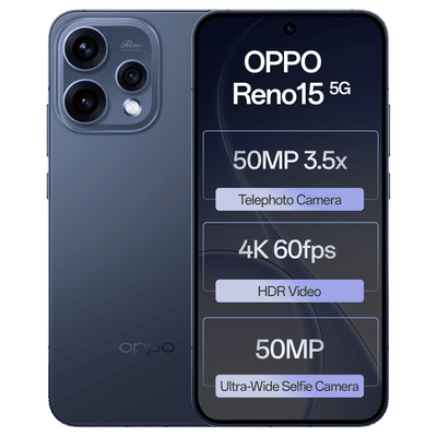 oppo Reno15 5G (12GB RAM, 256GB, Twilight Blue)