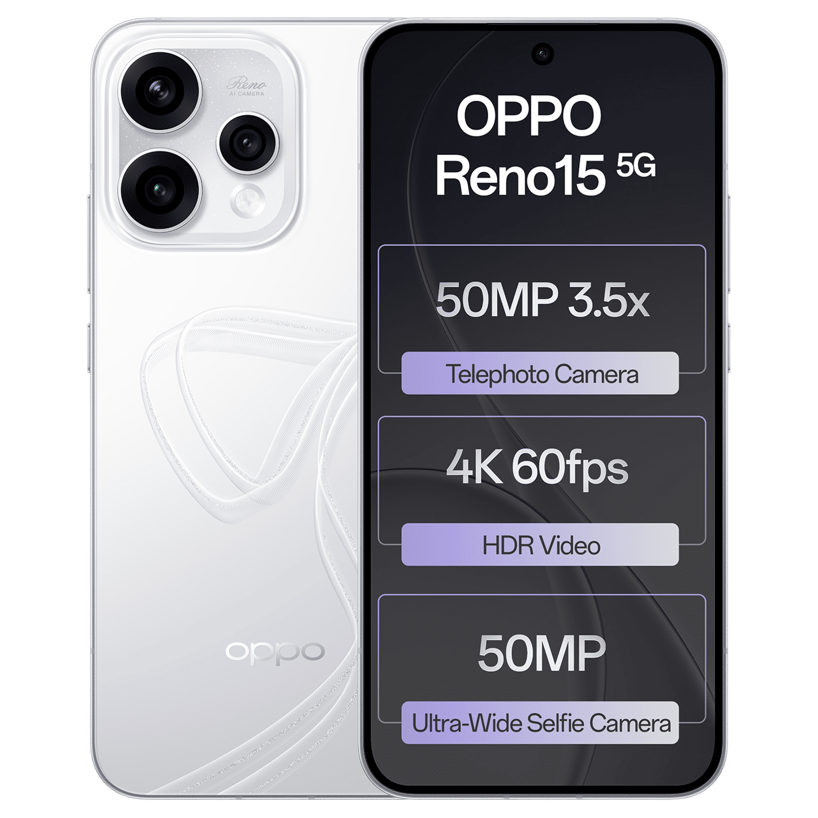 oppo Reno15 5G (12GB RAM, 512GB, Glacier White) oppo Reno15 5G (12GB RAM, 512GB, Glacier White)_1