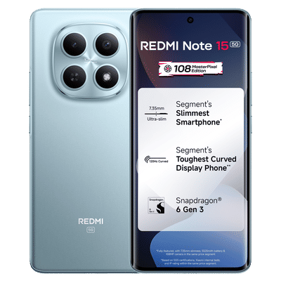 Redmi Note 15 5G (8GB RAM, 256GB, Blue)
