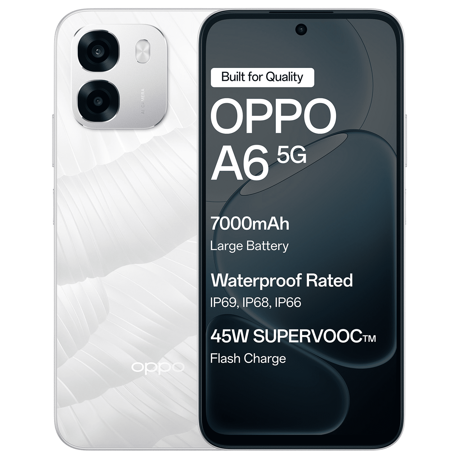 oppo A6 5G (6GB RAM, 128GB, Ice White) oppo A6 5G (6GB RAM, 128GB, Ice White)_1