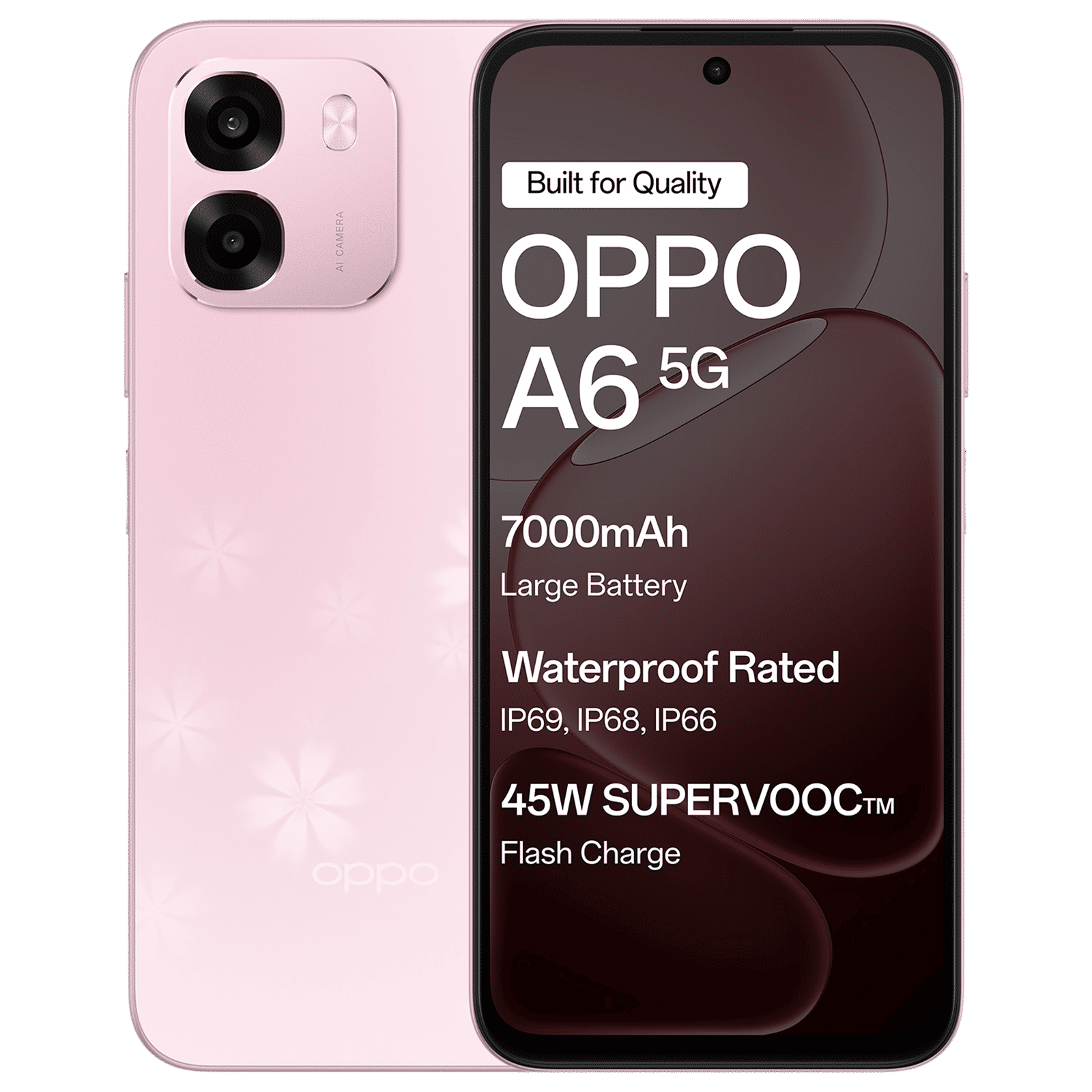 oppo A6 5G (6GB RAM, 128GB, Sakura Pink) oppo A6 5G (6GB RAM, 128GB, Sakura Pink)_1