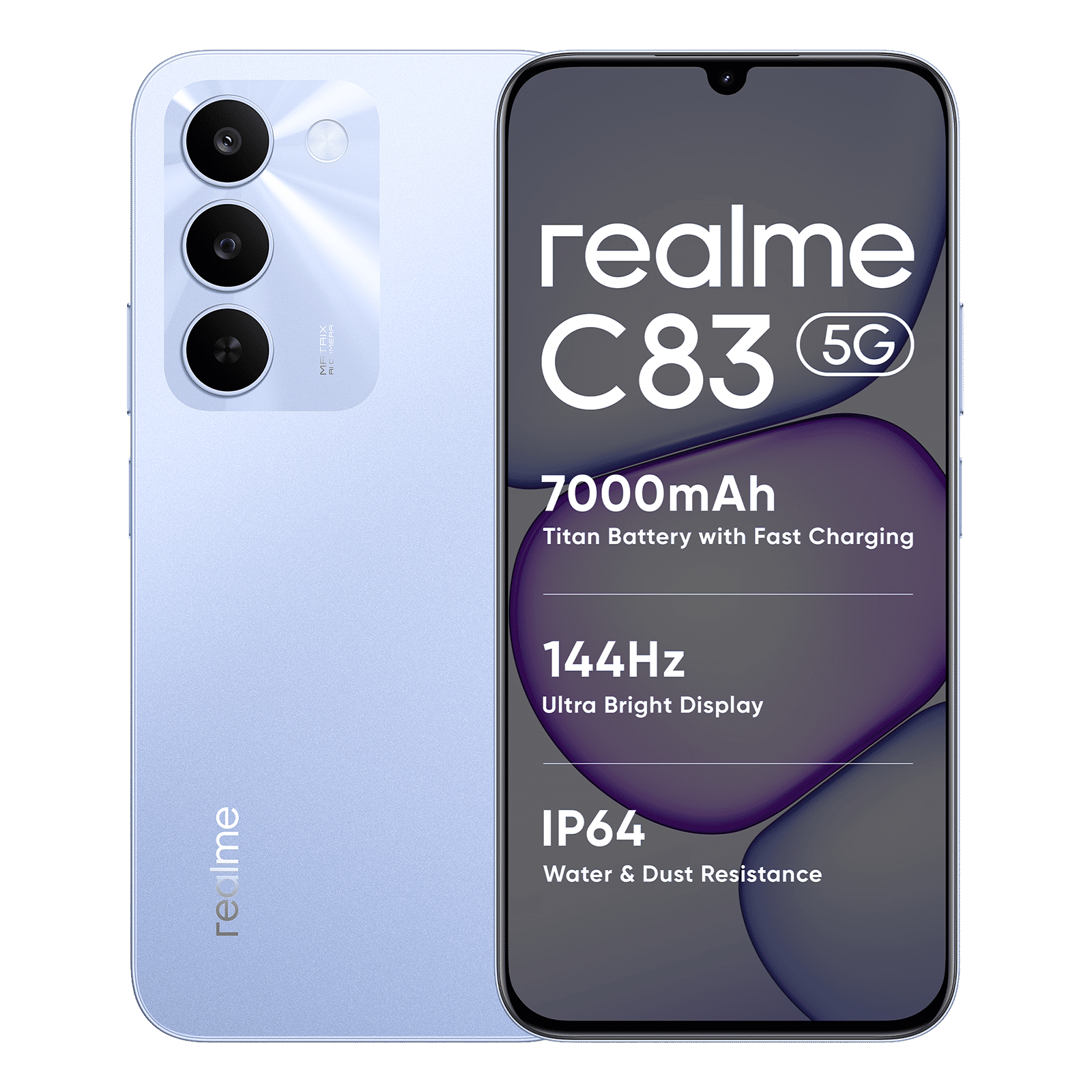 Realme C83 5G (6GB RAM, 128GB, Blooming Purple) Realme C83 5G (6GB RAM, 128GB, Blooming Purple)_1