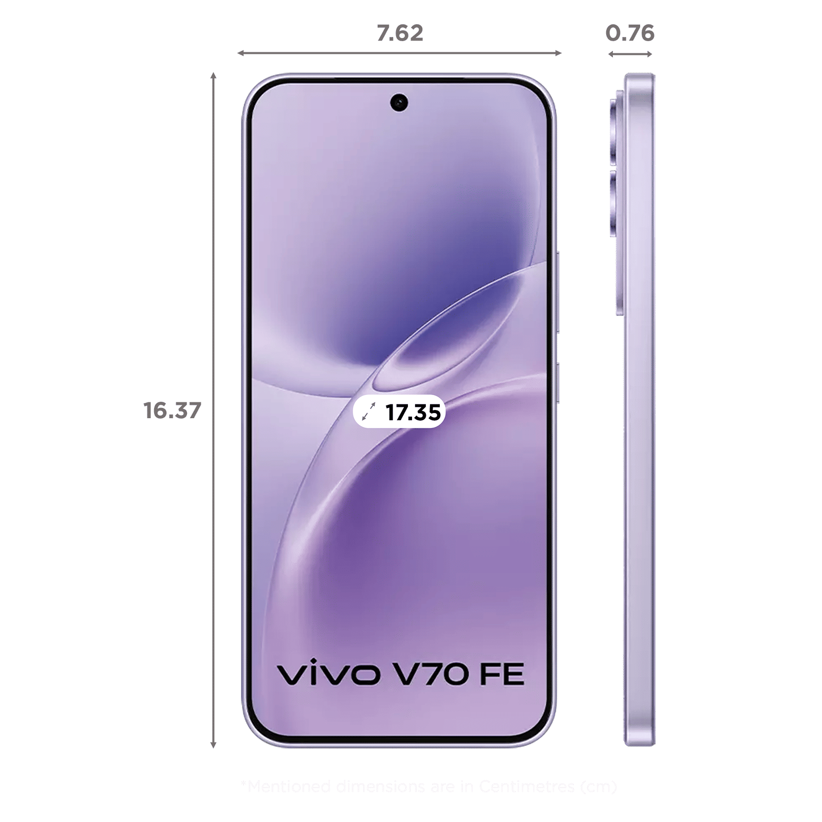 vivo V70 FE 5G (8GB RAM, 128GB, Northern Lights Purple) vivo V70 FE 5G (8GB RAM, 128GB, Northern Lights Purple)_2