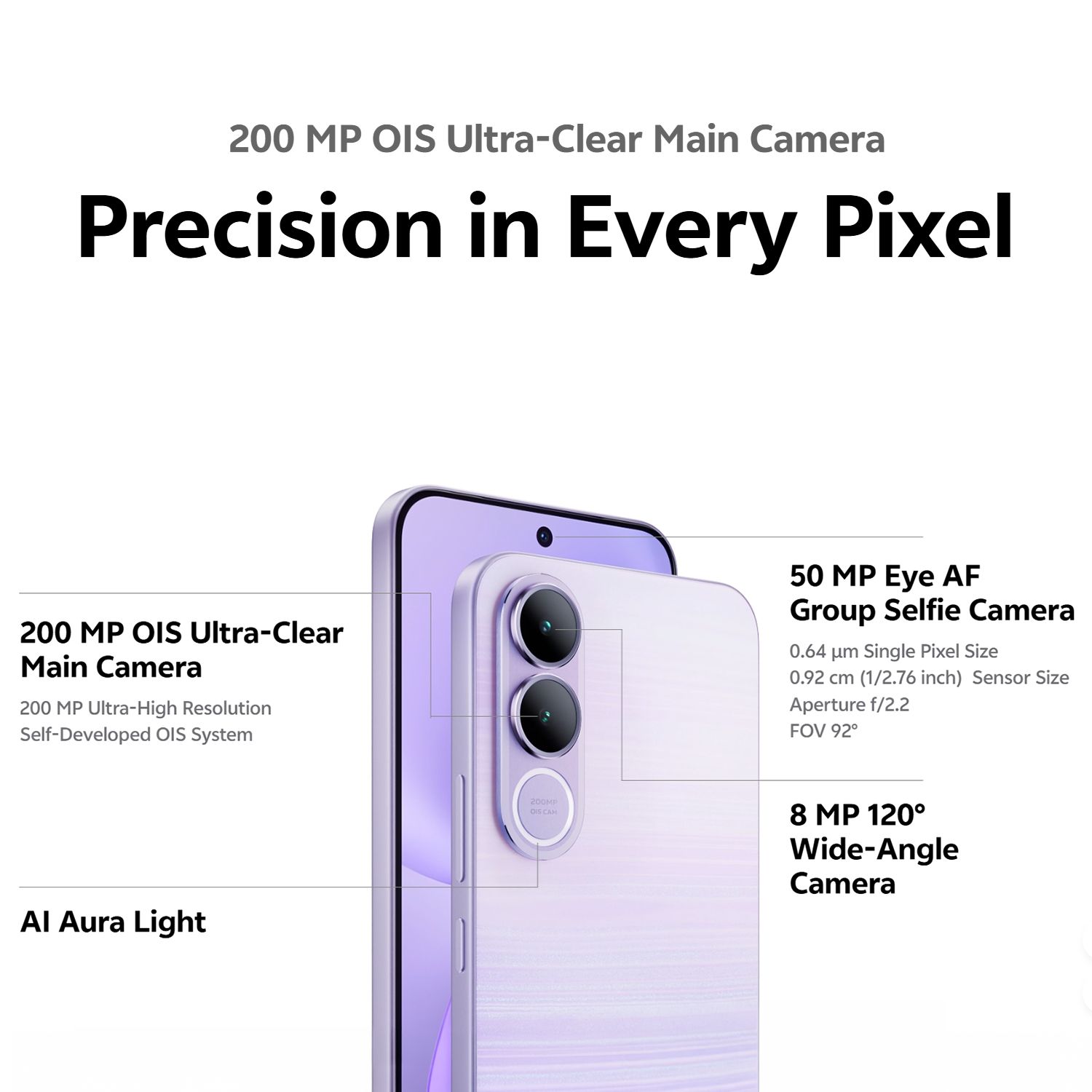 vivo V70 FE 5G (12GB RAM, 256GB, Northern Lights Purple) vivo V70 FE 5G (12GB RAM, 256GB, Northern Lights Purple)_12
