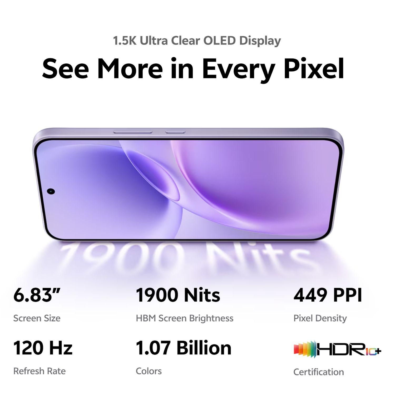 vivo V70 FE 5G (12GB RAM, 256GB, Northern Lights Purple) vivo V70 FE 5G (12GB RAM, 256GB, Northern Lights Purple)_14