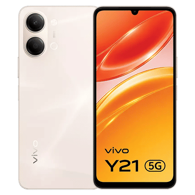 vivo Y21 5G (4GB RAM, 128GB, Champagne Gold)