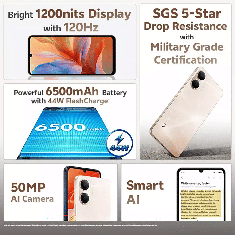 vivo Y21 5G (4GB RAM, 128GB, Champagne Gold) vivo Y21 5G (4GB RAM, 128GB, Champagne Gold)_12