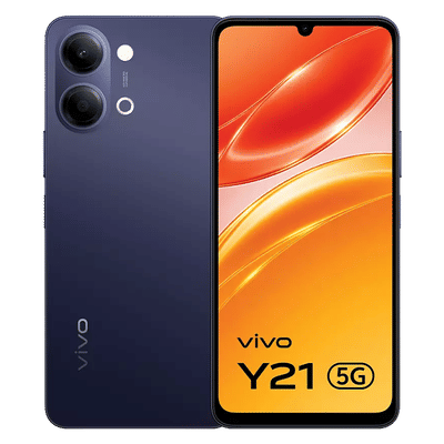 vivo Y21 5G (6GB RAM, 128GB, Midnight Blue)
