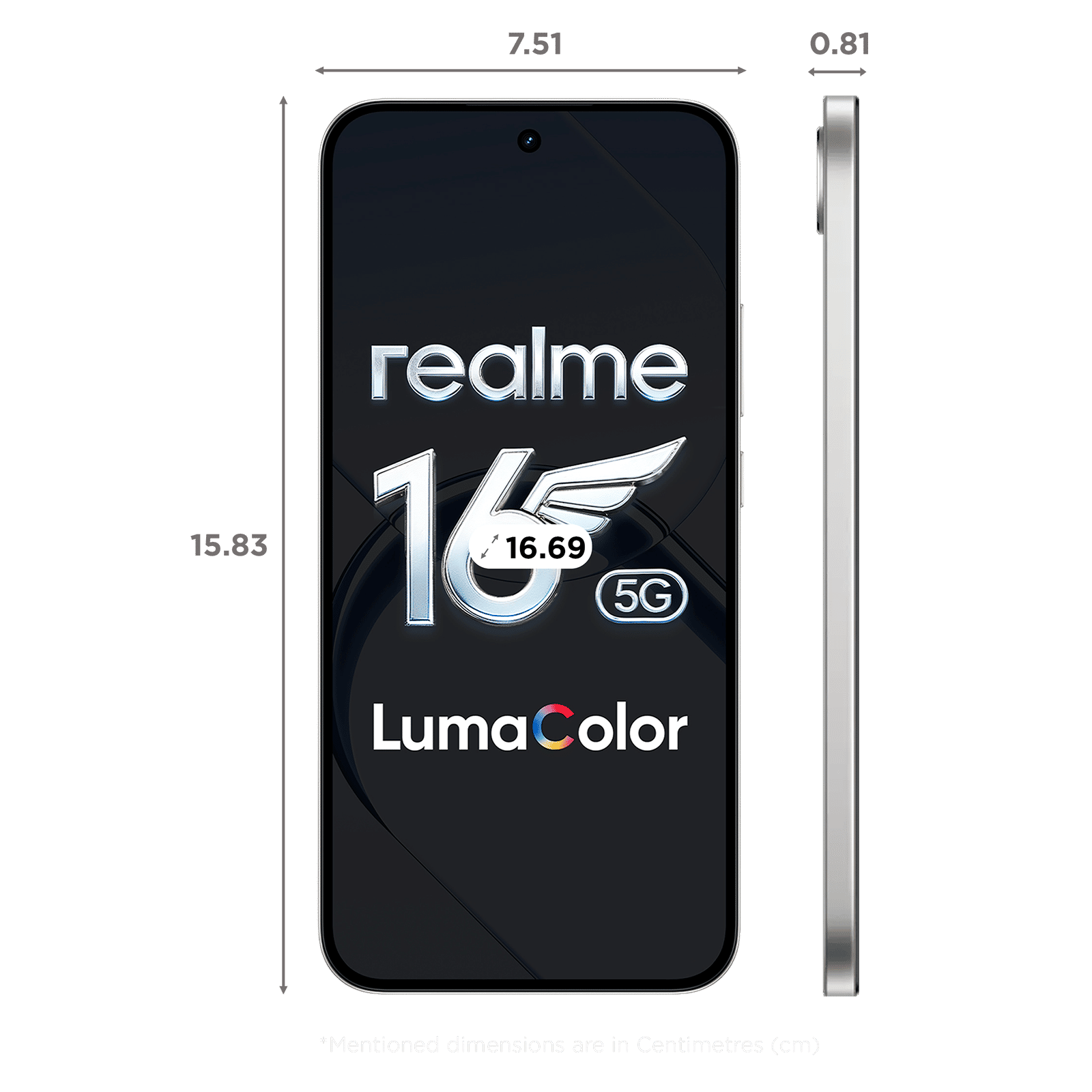 realme 16 5G (8GB RAM, 256GB, Air White) realme 16 5G (8GB RAM, 256GB, Air White)_2