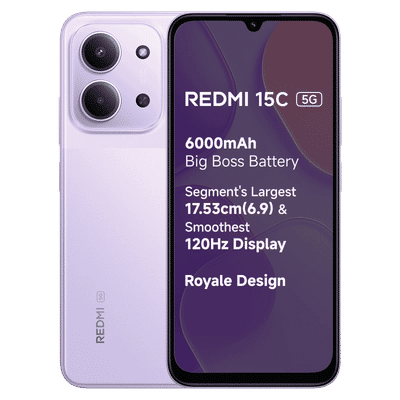 Redmi 15C 5G (4GB RAM, 128GB, Dusk Purple)