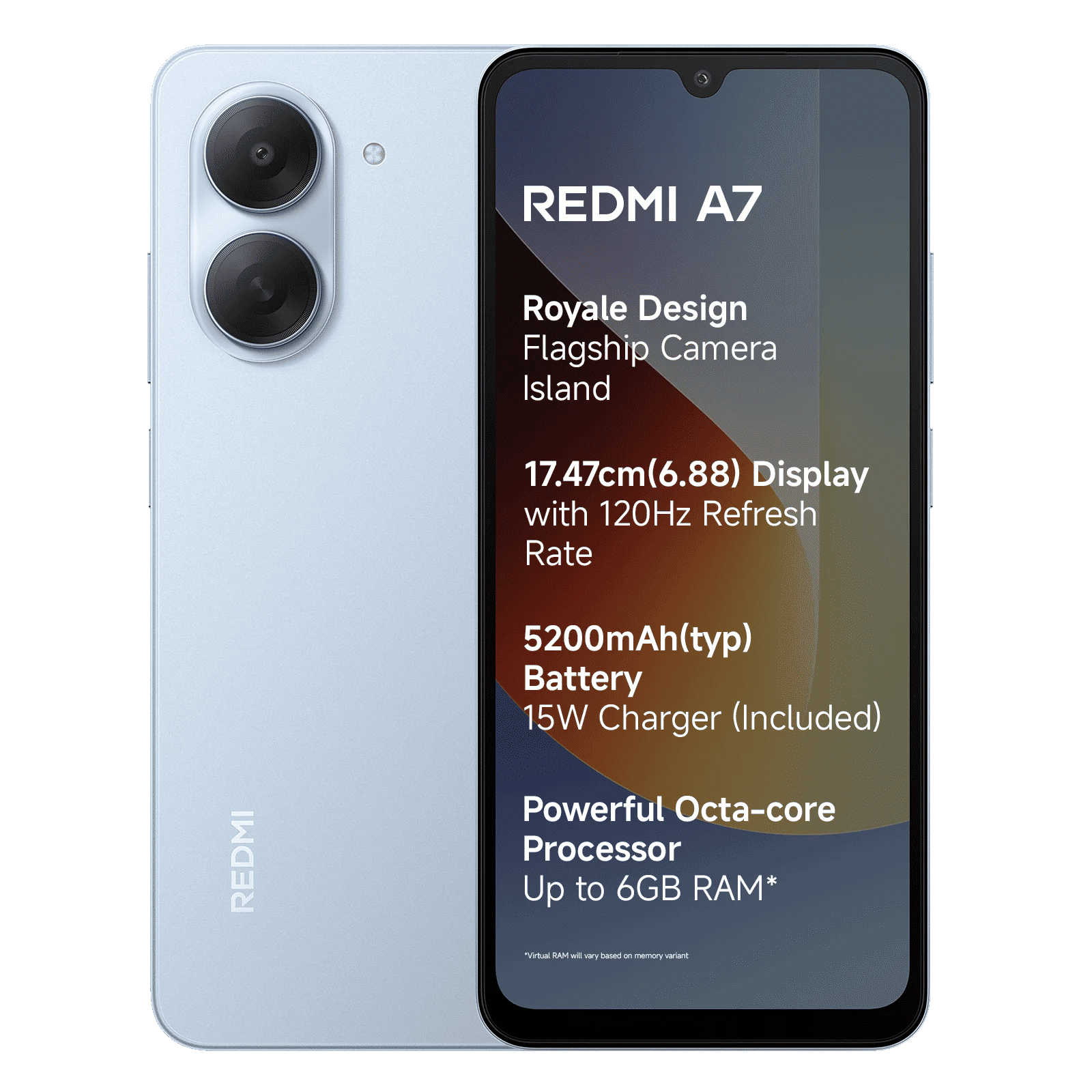 Redmi A7 (3GB RAM, 64GB, Sky Blue)_1