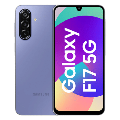 SAMSUNG Galaxy F17 5G (6GB RAM, 128GB, Violet
                  Pop)