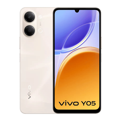 vivo Y05 (4GB RAM, 64GB, Champagne Gold)