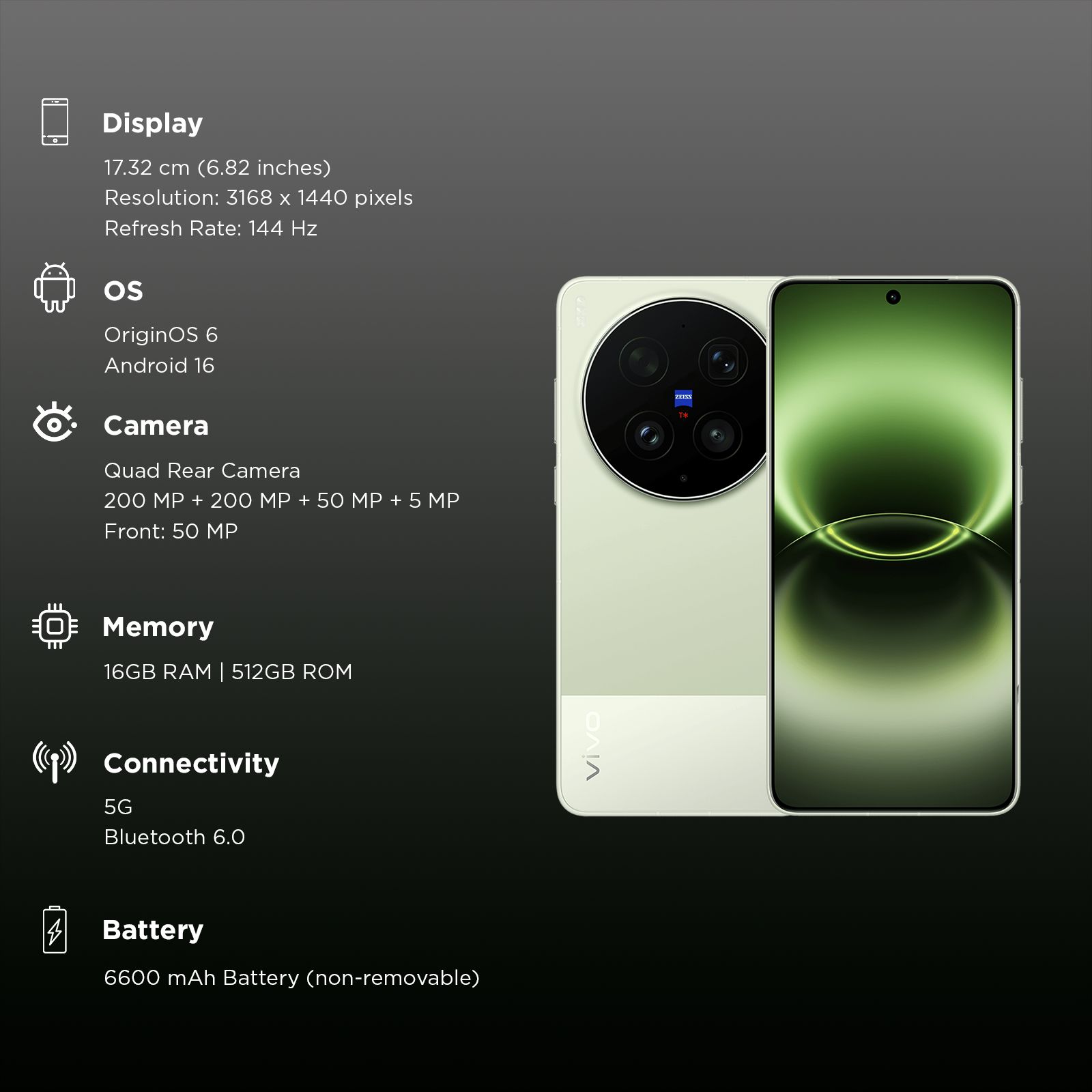 vivo X300 Ultra 5G (16GB RAM, 512GB, Victory Green) vivo X300 Ultra 5G (16GB RAM, 512GB, Victory Green)_3