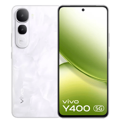 vivo Y400 5G (8GB RAM, 256GB, Glam White)