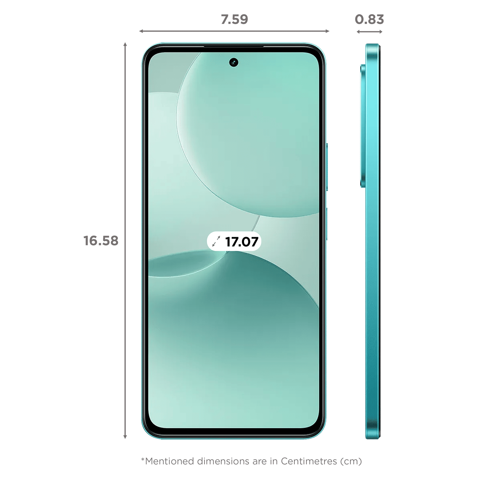 Realme P4x 5G (8GB RAM, 128GB, Lake Green)_2