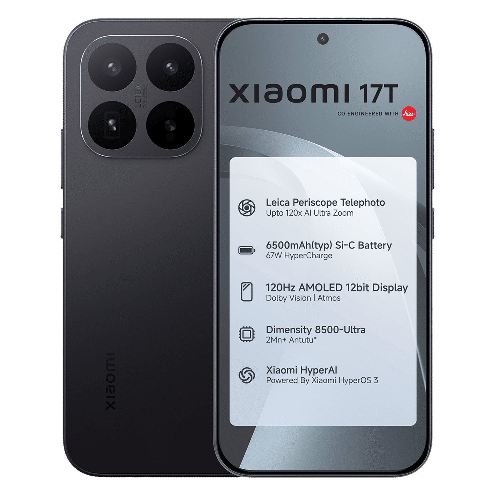 Xiaomi 17T 5G (12GB RAM, 256GB, Black) Xiaomi 17T 5G (12GB RAM, 256GB, Black)_1