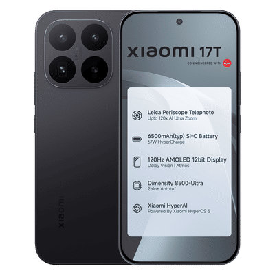 Xiaomi 17T 5G (12GB RAM, 512GB, Black)