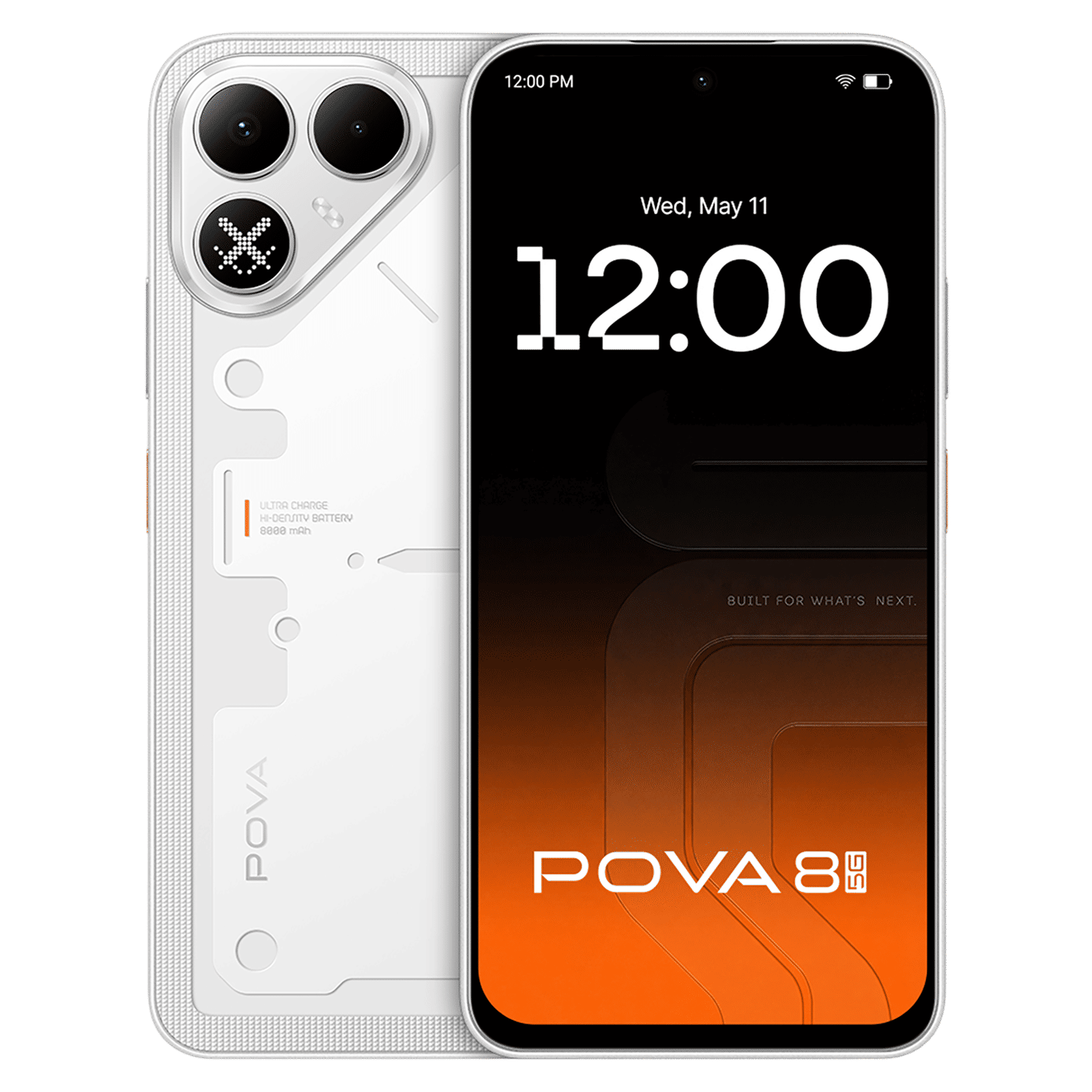 TECNO POVA 8 5G (8GB RAM, 128GB, 16 Bit White)_1