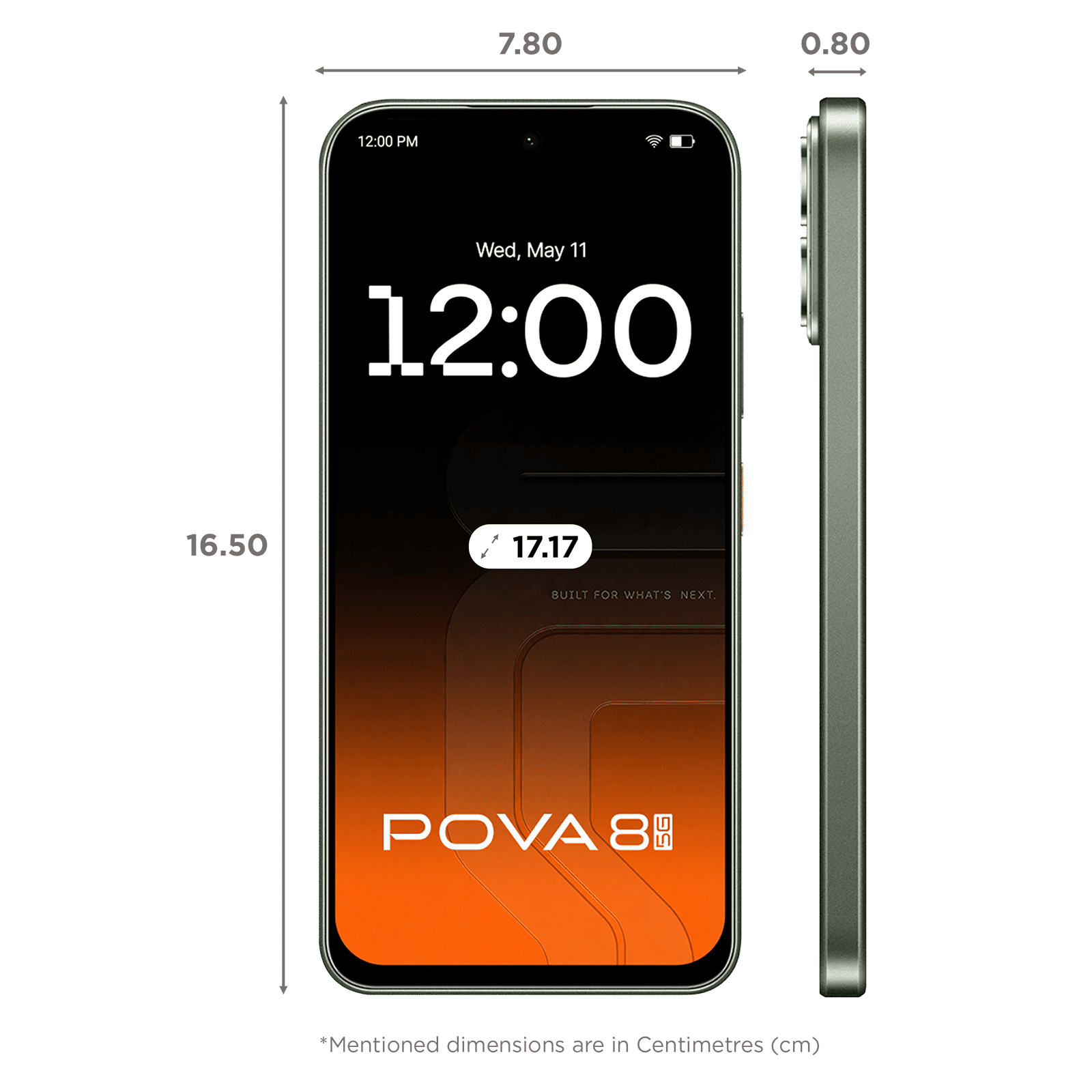 TECNO POVA 8 5G (6GB RAM, 128GB, Terminal Green)_2