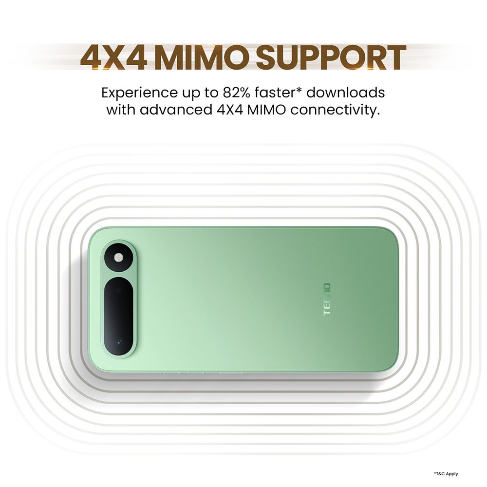 TECNO SPARK 50 5G (4GB RAM, 128GB, Mint Green)_5