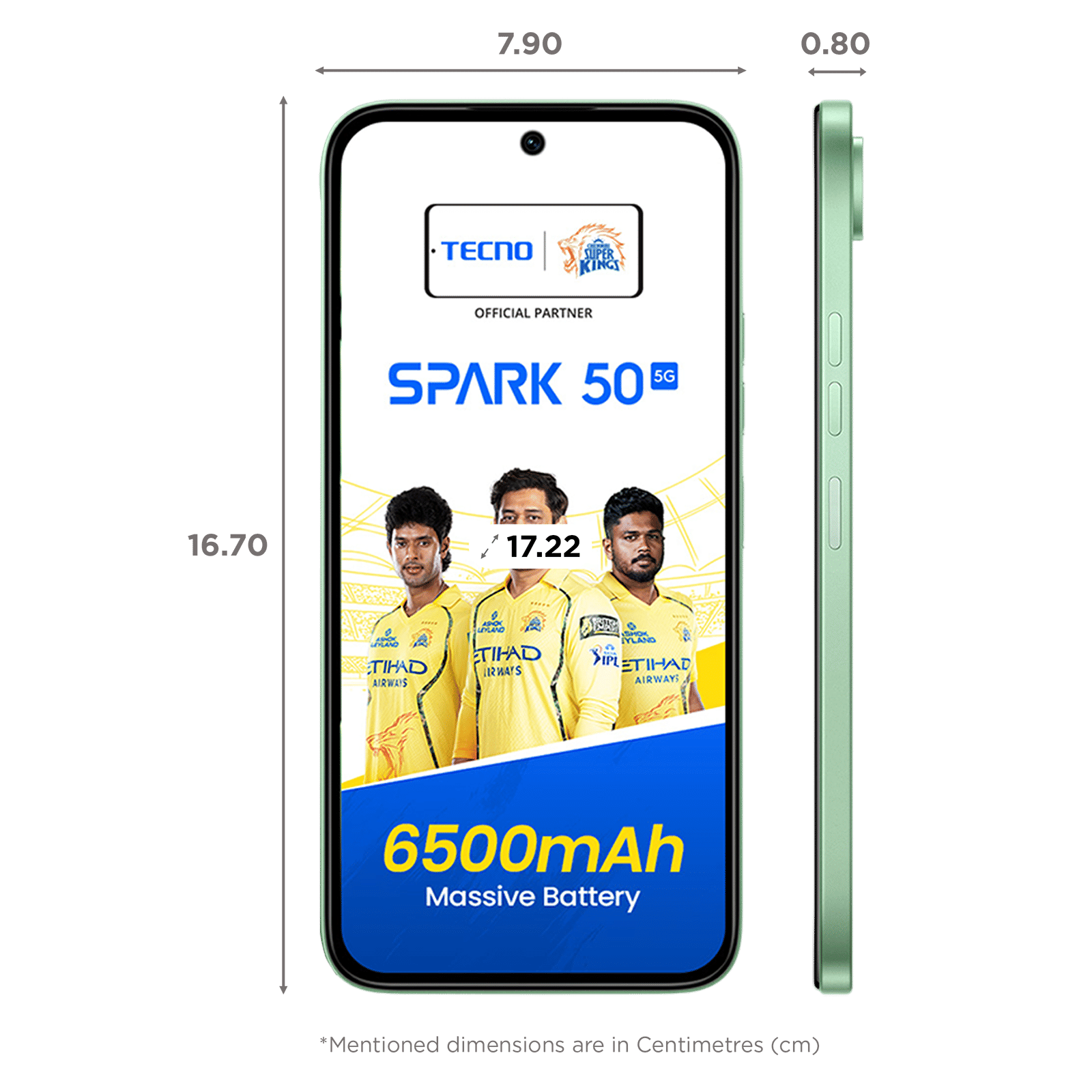 TECNO SPARK 50 5G (4GB RAM, 128GB, Mint Green) TECNO SPARK 50 5G (4GB RAM, 128GB, Mint Green)_2
