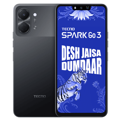 TECNO SPARK Go 3 (4GB RAM, 64GB, Ink Black)
